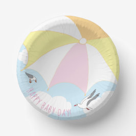 Baby Beach Ball Paper Bowl Pappteller