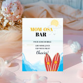 Baby Beach Surfbrett Babydusche Gefälligkeitszeich Sockelschild