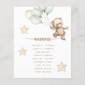 Baby Bear Baby Shooting Game (Rückseite)