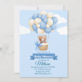 Baby Bear Baby Shower Einladung (Vorderseite)