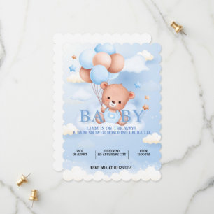 BABY BEAR BABY SHOWER EINLADUNG