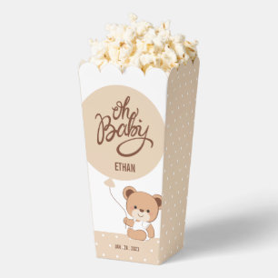 Baby Bear Baby Shower Popcorn Box Geschenkschachtel