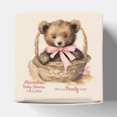 Baby Bear Bear Bearly Wait Girls Baby Dusche Geschenkschachtel (Oben)