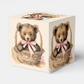Baby Bear Bear Bearly Wait Girls Baby Dusche Geschenkschachtel (Rückseite)
