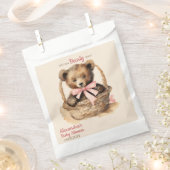 Baby Bear Bear Bearly Wait Girls Baby Dusche Geschenktütchen (Ausgeschnitten)