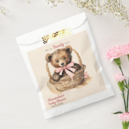 Baby Bear Bear Bearly Wait Girls Baby Dusche Geschenktütchen