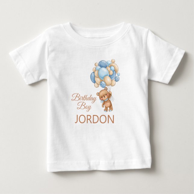 Baby Bear Birthday Baby T-shirt (Vorderseite)