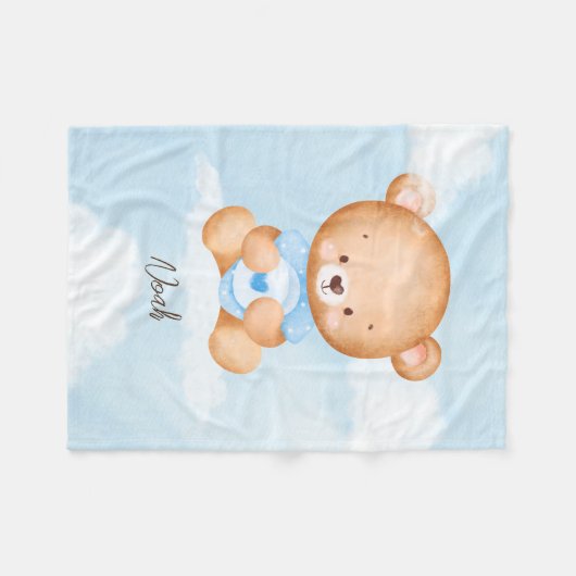 Baby Bear Blanket Fleecedecke (Vorderseite (Horizontal))