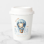 Baby Bear Blue Balloon Ride Pappbecher (Vorderseite)