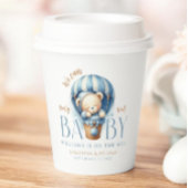Baby Bear Blue Balloon Ride Pappbecher
