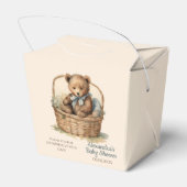 Baby Bear Boys Babydusche Geschenkschachtel (Rückseite)