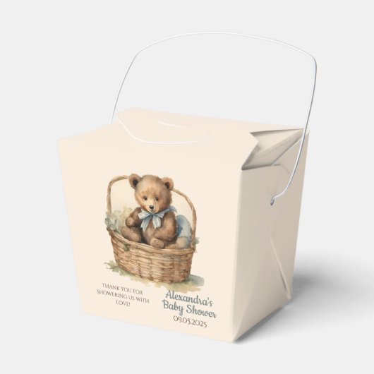 Baby Bear Boys Babydusche Geschenkschachtel (Vorderseite)