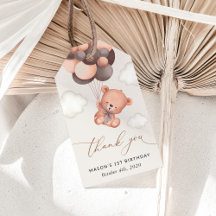Baby Bear, Brauner Balloons, erster Geburtstag