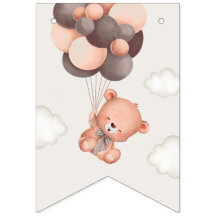 Baby Bear, Brauner Balloons, erster Geburtstag