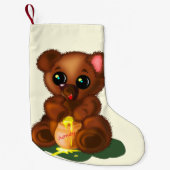 Baby Bear Christmas Strumpf - I Liebe Honey Kleiner Weihnachtsstrumpf (Vorderseite)