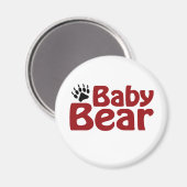 Baby Bear Claw Magnet (Vorderseite/Rückseite)