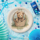 Baby Bear Cub Gender Neutral Baby Dusche Pappteller (Party)