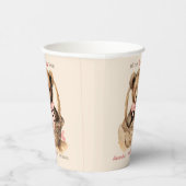 Baby Bear Cub Girl Babydusche Pappbecher (Rechts)