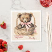 Baby Bear Cub Girls Babydusche Serviette (Beispiel)