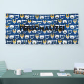 Baby Bear, Deer & Owl Banner (Messe)
