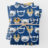 Baby Bear, Deer & Owls Geschenkpapier Set (Beispiel)