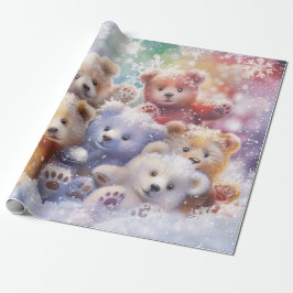 Baby Bear Digital Art Geschenkpapier