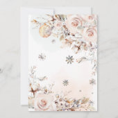 Baby Bear eine kleine Babydusche Einladung (Rückseite)