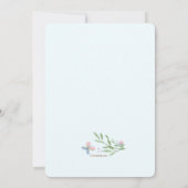 Baby Bear Einladung (Rückseite)