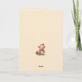 Baby Bear First Christmas Grußkarte Feiertagskarte (Rückseite)