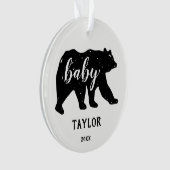 Baby Bear Forest Animal Holiday Ornaments Ornament (Vorderseite)
