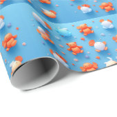 Baby Bear Fun Geschenkpapier (Rolleneckpunkt)