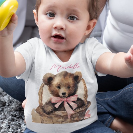Baby Bear Girl Baby T-shirt