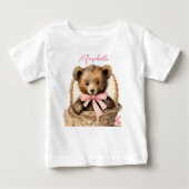 Baby Bear Girl Baby T-shirt (Vorderseite)