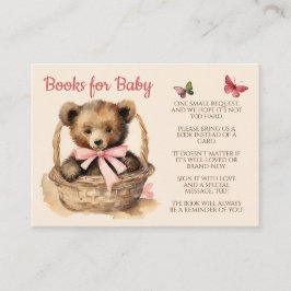 Baby Bear Girl Books for Baby Begleitkarte