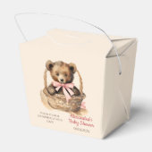 Baby Bear Girls Babydusche Geschenkschachtel (Rückseite)