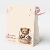 Baby Bear Girls Babydusche Geschenkschachtel (Rückseite)