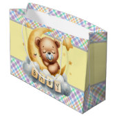 Baby Bear Große Geschenktüte (Rückseite Schrägansicht)