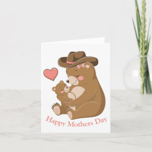 Baby Bear Happy Mother Day Feiertagskarte