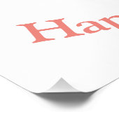 Baby Bear Happy Mother Day Poster (Ecke)