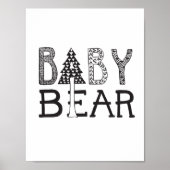 Baby Bear - Kinderzimmer oder Kinderzimmer Art Pos Poster (Vorne)