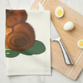 Baby Bear Kitchen Handtuch Ihre Farben - Text (Viertel Falte)