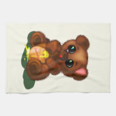 Baby Bear Kitchen Handtuch Ihre Farben - Text (Horizontal)