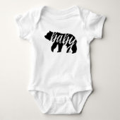Baby Bear | Matching Family Baby Strampler (Vorderseite)