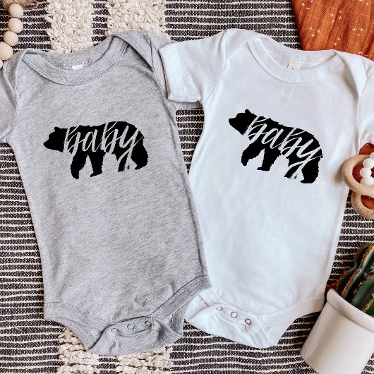 Baby Bear | Matching Family Baby Strampler