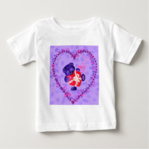 Baby Bear mit Heart Gift Baby T - Shirt