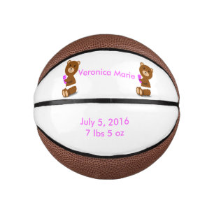 Baby Bear personalisieren Mini Basketball