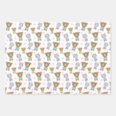 Baby Bear und Zebra Geschenkpapier Set (Vorderseite 3)