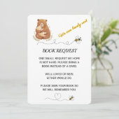 Baby Bear wir können frühzeitig abwarten Buchanfra Einladung (Stehend Vorderseite)