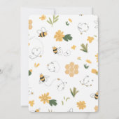 Baby Bear wir können frühzeitig abwarten Buchanfra Einladung (Rückseite)