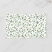 Baby Bear Wreath Babydusche Windelwanne Begleitkarte (Rückseite)